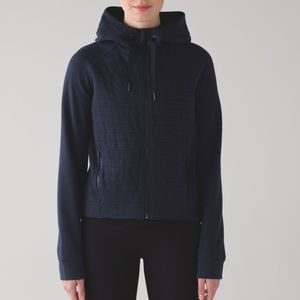 NEW WITH TAGS! Lululemon Fleece Be True Hoodie. Color Navy. Size 4